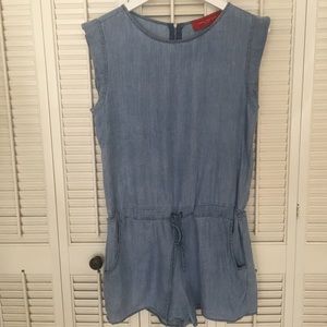 Akira Chambray Romper